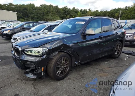 2019 BMW X3 xDrivem40I из США, поврежденный, VIN 5UXTS3C5XKLR72897